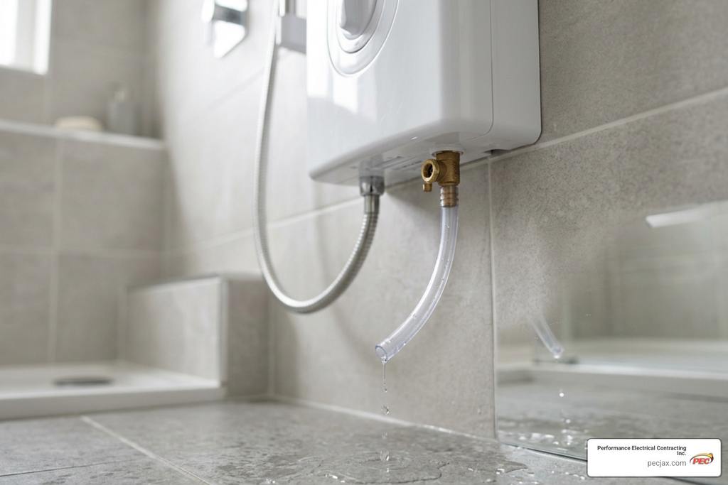 Simple Steps to Fix an Electric Shower Leaking from the Base 2 electric shower leaking